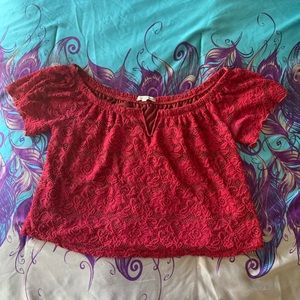 Off the shoulder top